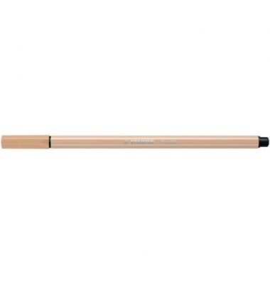 STABILO Lot de 3 Stylos Feutre Pen 68 - Pointe 1mm Rose Nude pour Dessin et Écriture