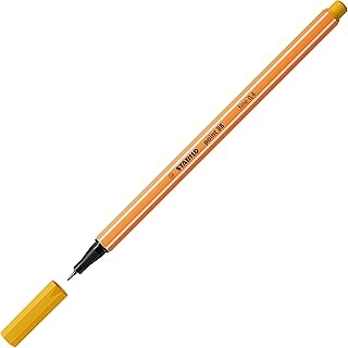 Feutre à Pointe Fine STABILO Point 88 - Jaune Curry 88/87 pour Dessin et Écriture Précise