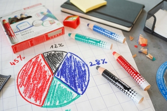 Crayon marqueur STABILO MARKdry - étui de 4 marqueurs à séchage rapide pour écriture et surlignage
