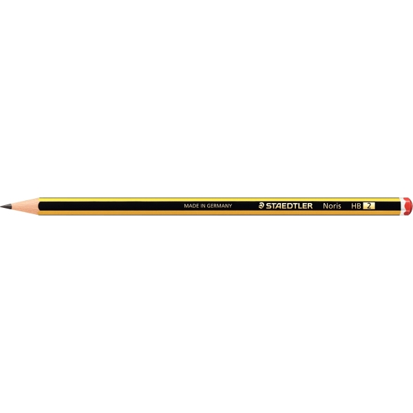 Crayon STAEDTLER Noris HB hexagonal - mine 2 mm pour écriture et dessin scolaire et bureau
