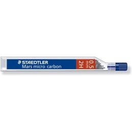 Mines Graphite Staedtler Mars Micro Carbon 250 - 0,5 mm 2H Etui 12 Pièces pour Porte-mines