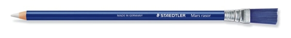 Crayon Gomme Staedtler Mars Rasor 526 61 - Gomme avec Brosse Intégrée pour Dessin et Croquis