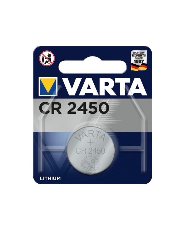Pile bouton au lithium VARTA Professional Electronics CR2450 3V - pour appareils électroniques et fournitures scolaires