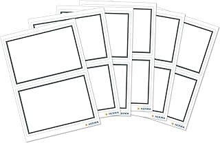 Stickers autocollants décoratifs HERMA - Différentes Couleurs pour Nom sur Cahier