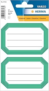 Stickers autocollants décoratifs HERMA - Différentes Couleurs pour Nom sur Cahier