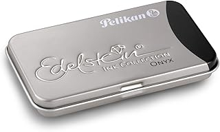 Cartouches d'encre longues Pelikan Edelstein Ink Onyx Noir x6 - Haute capacité pour stylo plume