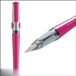 Stylo Plume Pelikano P481 - Pointe L Rose pour Gauchers Écriture Confortable