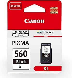 Cartouche d'encre Canon PG-560XL - Noire Authentique Haut rendement pour imprimante jusqu'à 400 Pages A4