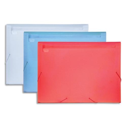 Trieur plastique 13 compartiments 1er prix pochettes cartes de visite assortis