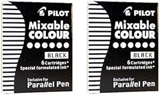 Stylo Plume Pilot Parallel Pen - Encre Noire, Calligraphie, Pointe Innovante, Usage Artistique et Éducatif