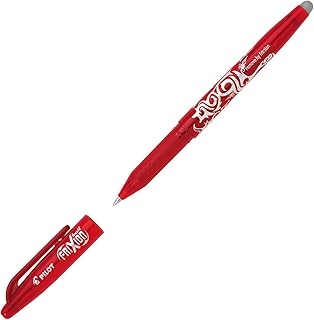 Stylo roller effaçable Pilot FriXion Ball - Rouge Pointe moyenne - Idéal pour écriture réversible