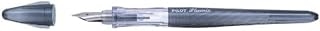 Stylo mini PILOT Pluminix - Noir, plume moyenne acier inoxydable, 12 cm pour écriture fluide
