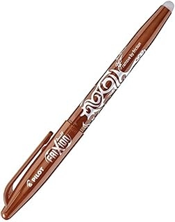 Stylo roller effaçable Pilot FriXion Ball - Marron Pointe moyenne - Adapté pour écriture réversible
