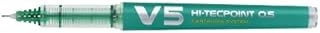 Roller rechargeable PILOT V5 Begreen - Encre liquide verte, Pointe fine, Usage bureautique et scolaire
