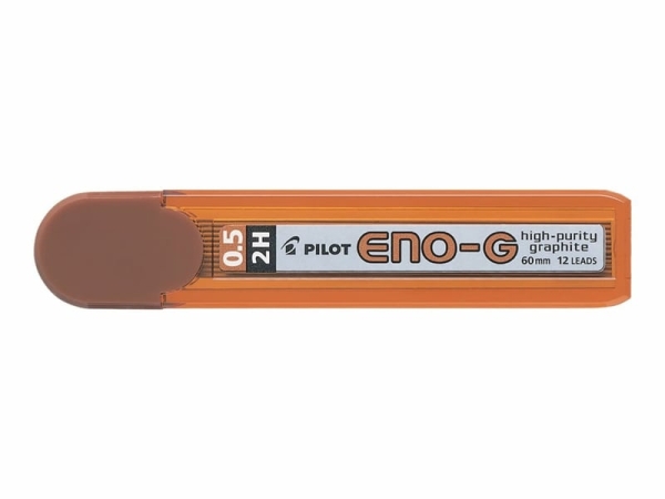 Lot de 12 mines 2H ENO G Pilot - Pointe fine 0.5 mm pour porte-mine