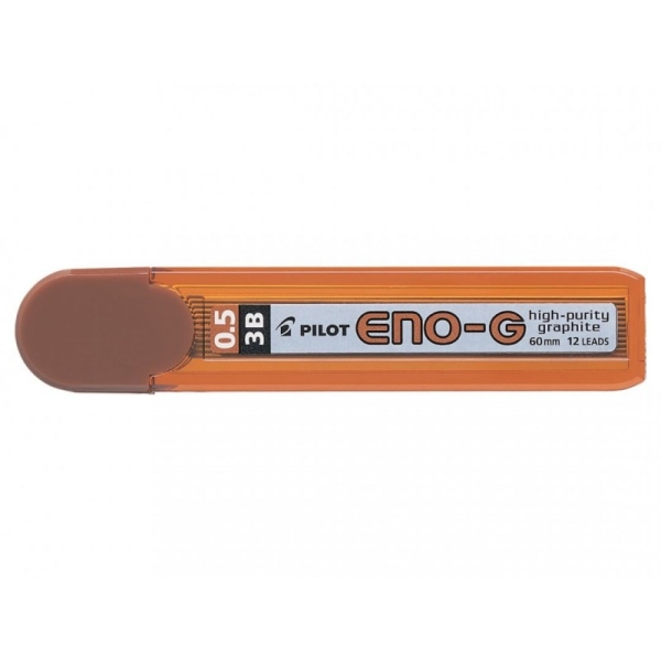 Recharges Porte-Mines Pilot ENO G-3B 0.5mm - 12 Mines Résistantes pour Écriture et Dessin