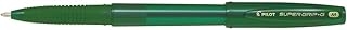 Stylo à bille Pilot SuperGrip G - Vert 1 mm - Écriture fluide pour bureau et école