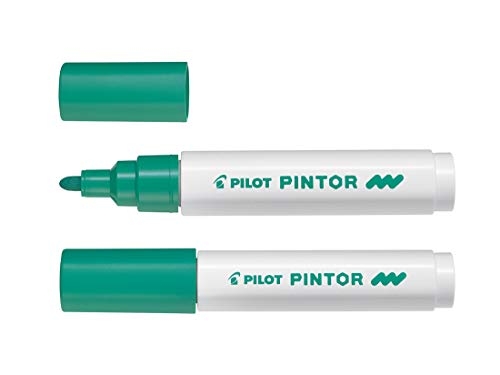 Marqueur à pointe moyenne Pilot Pintor Medium Vert - 1,4 mm  - Pour dessin et écriture créative