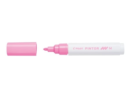 Marqueur peinture Pilot Pintor - Pointe moyenne Rose Multi-surface Encre ultra couvrante pour loisirs créatifs