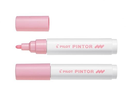 Marqueur à pointe moyenne Pilot Pintor SW-PT-M-Pap Rose pastel 1,4 mm, 4,5 mm- Pour dessin et écriture
