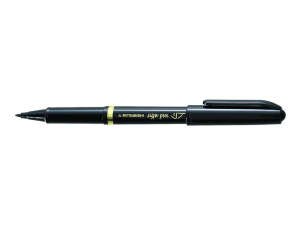 Feutre d'écriture Uniball SIGN PEN Noir MYT-7 N - Stylo pour bureau et école