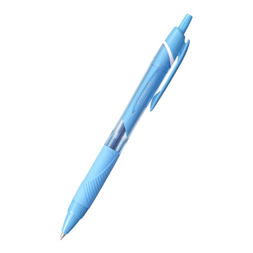 Stylo roller Uniball JETSTREAM Mix SXN-150C B 0.7mm - Encre gel bleue claire pour écriture fluide et rapide