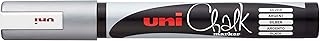 Marqueur Craie Liquide Uniball PWE-5M AR - Pointe Ogive Moyenne pour Ardoise et Verre 1.8/2.5mm