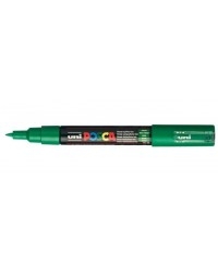 Marqueur à pigment Posca PC-1MC VF - Vert foncé, Extra fin 0.7mm pour dessin et écriture