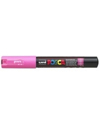 Marqueur à pigment Posca PC-1MC RE - Extra fin Rose pour dessin et écriture 0.7mm