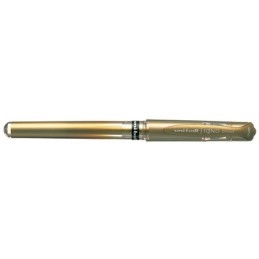 Stylo roller Uniball SIGNO BROAD UM-153 BR - Encre gel Or pour écriture fluide et précise