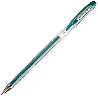 Stylo Roller encre gel Uni-ball Signo UM120NM - Pointe Moyenne 0,7mm Vert Métallisé pour écriture fluide