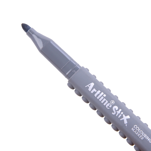 Marqueur pinceau Artline Stix Colouring Marker - Couleur Grey pour dessin et coloriage