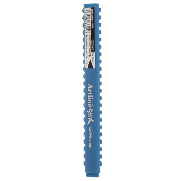 Marqueur pinceau Artline Stix Drawing Pen - Couleur Sky blue pour dessin et coloriage