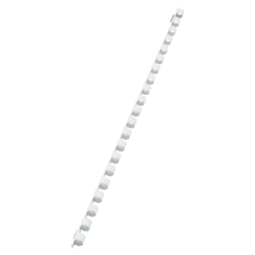 Reliure en plastique GBC Pro Comb - 6 mm, pour documents, compatible A4, usage bureautique à l'unité Blanc
