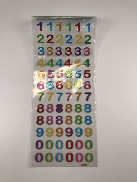 Stickers Fun - Chiffres - Enseignement ludique pour enfants et projets créatifs