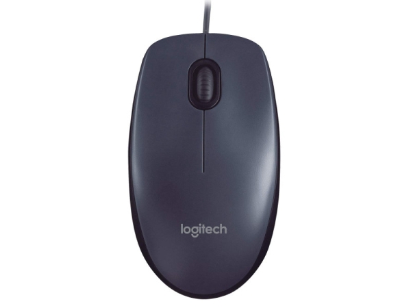 Logitech Souris optique M90, avec câble de connexion, noir