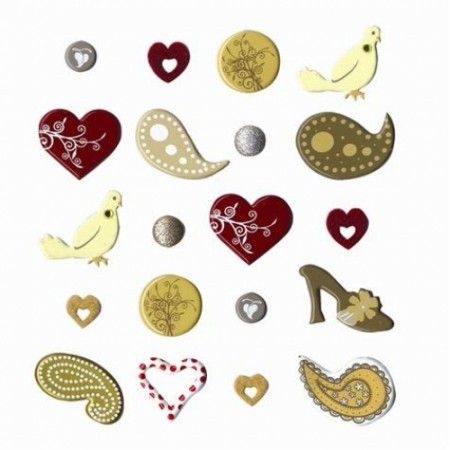 Attaches parisiennes - Lot de 20, pour assemblage de documents et projets créatifs