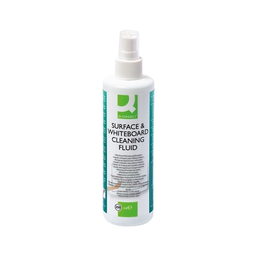 Spray nettoyant tableau blanc Q-CONNECT 250ml - Pour surfaces effaçables à sec et bureaux