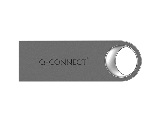 Clé USB Q-Connect 3.0 Premium 16GB - Vitesse lecture 35MB/s écriture 8MB/s pour transfert rapide de données
