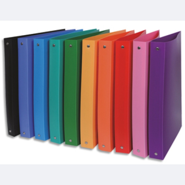 Classeur polypro souple 4 anneaux - Dos 4cm A4 pour documents et organisation