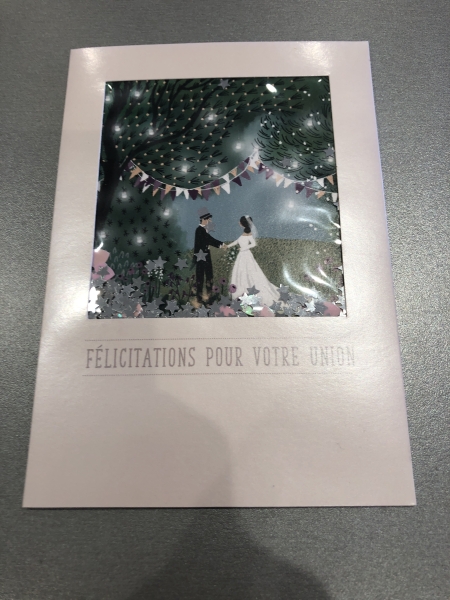 Carte de Vœux Papier - Messages de Sympathie et Soutien pour Mariage - Format Idéal pour Écrire