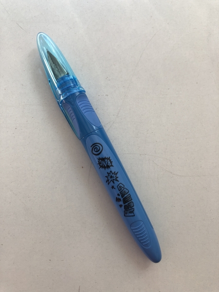 Stylo plume BIC Easy Clic rechargeable- Encre bleue - Pointe fine - Pour écriture scolaire et bureau
