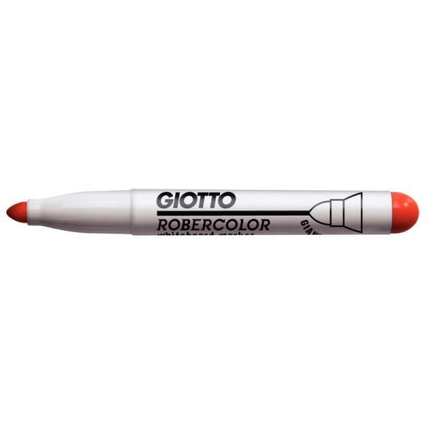 Marqueur pour tableau blanc Giotto Robercol Rouge - Idéal pour école, bureau, maison, loisirs créatifs