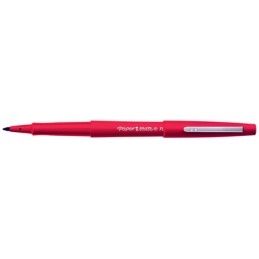 Stylo-feutre Paper Mate Flair Rouge - Pointe Moyenne - Pour Écriture et Dessin