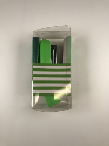 Agrafeuse de Bureau Verte - Capacité 20 Feuilles - Usage Scolaire et Professionnel