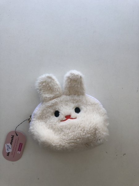 Porte-monnaie en peluche lapin 