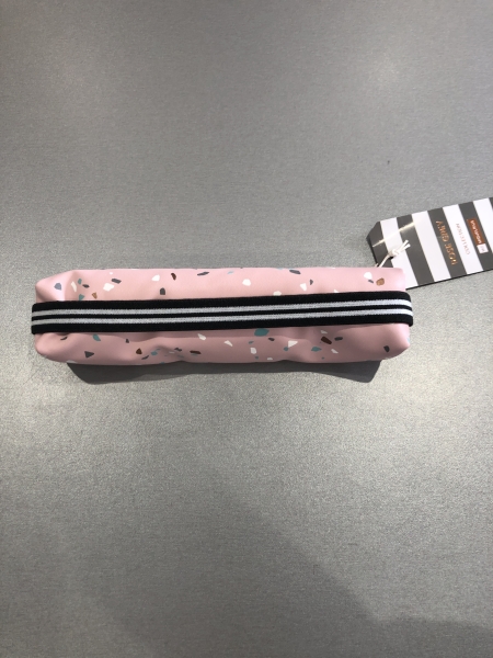 Trousse scolaire Miquelrius Terrazzo Rose Grey - petit format pour fournitures de bureau et école