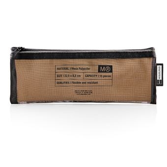 Trousse Plate Milan - Dimensions 20x10 cm, Fermeture éclair, Couleur aléatoire