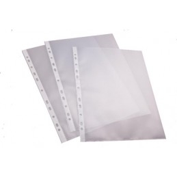 10 Pochettes perforées ProOFFICE 10810155 - Format A4 en polypropylène grainé pour classement et protection de documents