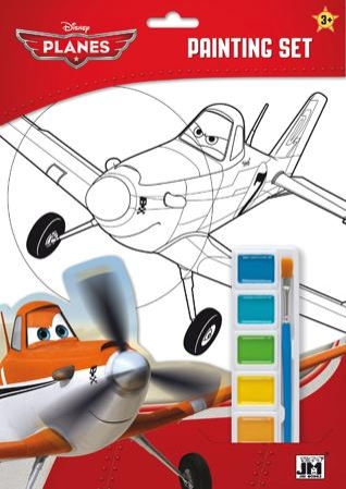 Set de coloriages et peinture Disney Planes - kit complet pour activités créatives enfants